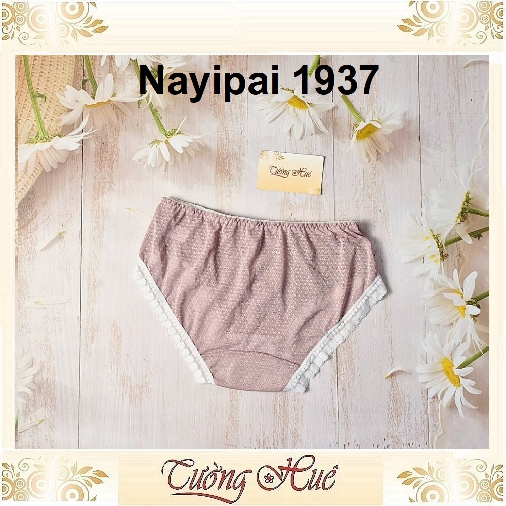 Quần Lót Nữ Nayipai 1937 Ren Ôm Mông Lưng Vừa.
