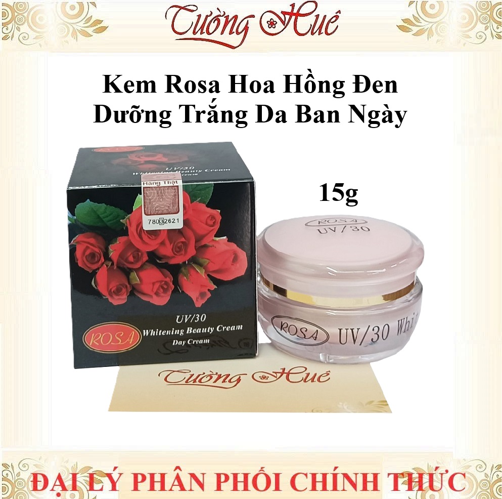 Kem Rosa Hoa Hồng Đen Dưỡng Trắng Da Ban Ngày UV/30 Day Cream - 15g.