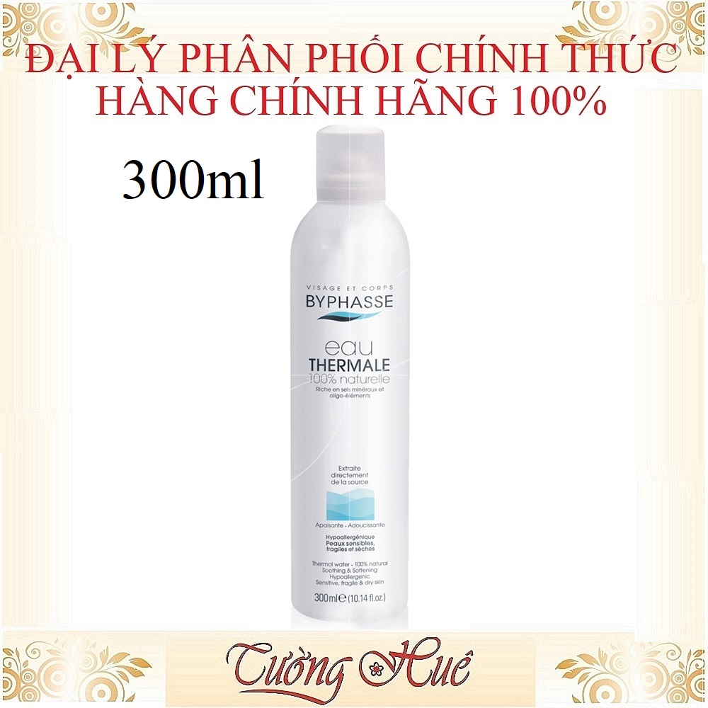 Xịt Khoáng Giữ Ẩm BYPHASSE Eau Thermale 100% Naturelle - 300ml