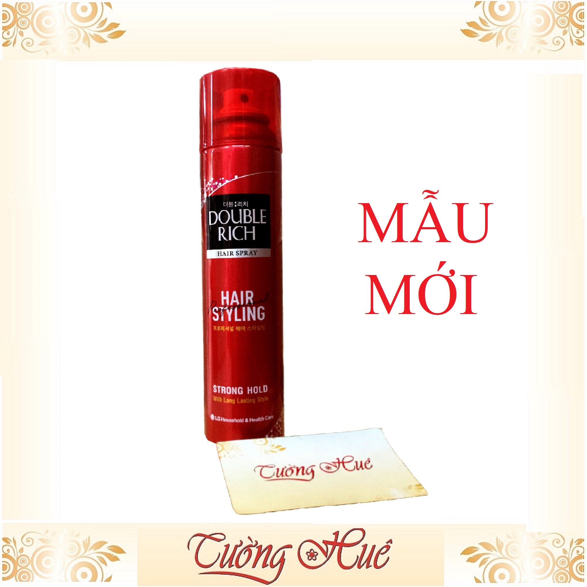Keo Cứng Giữ Nếp Tóc Double Rich Hair Spray Long Lasting Hold - 170ml.