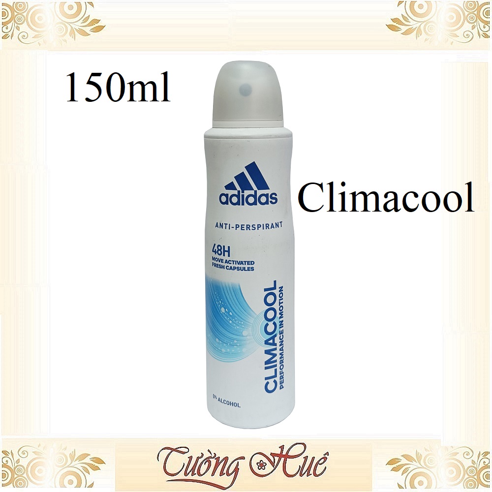 Xịt khử mùi nữ Adidas Anti-Perspirant - 150ml ( Nhiều mùi lựa chọn )