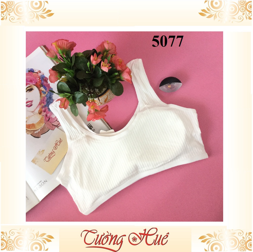 Áo lót nữ Qianerzi 5077 dạng áo lá, áo lá nữ sinh.