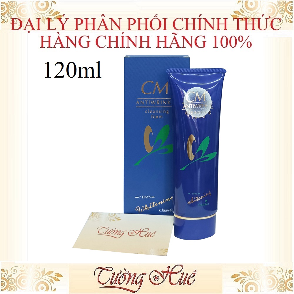 Sữa Rửa Mặt ChiuMien Ngừa Lão Hóa CM Anti-Wrinkle Cleansing Foam - 120ml
