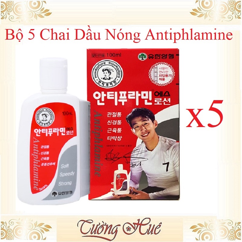 Dầu Nóng Xoa Bóp Hàn Quốc Antiphlamine - 100ml.
