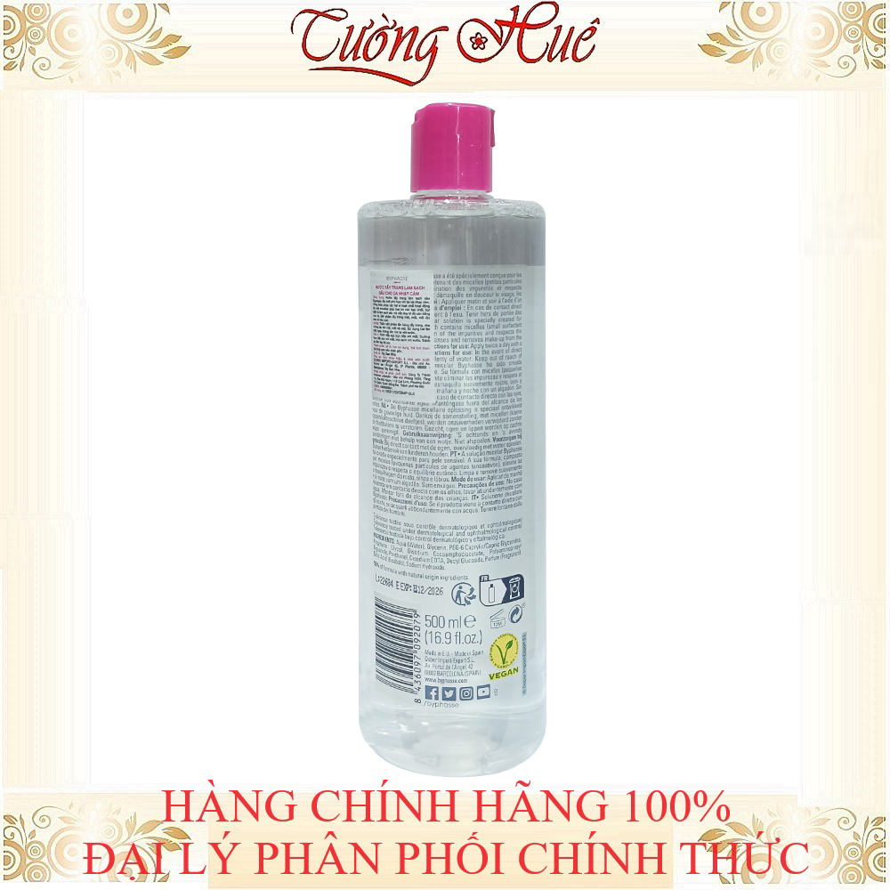 [HÀNG CÓ TEM ] Nước Tẩy Trang BYPHASSE Solution Micellaire - 500ml.