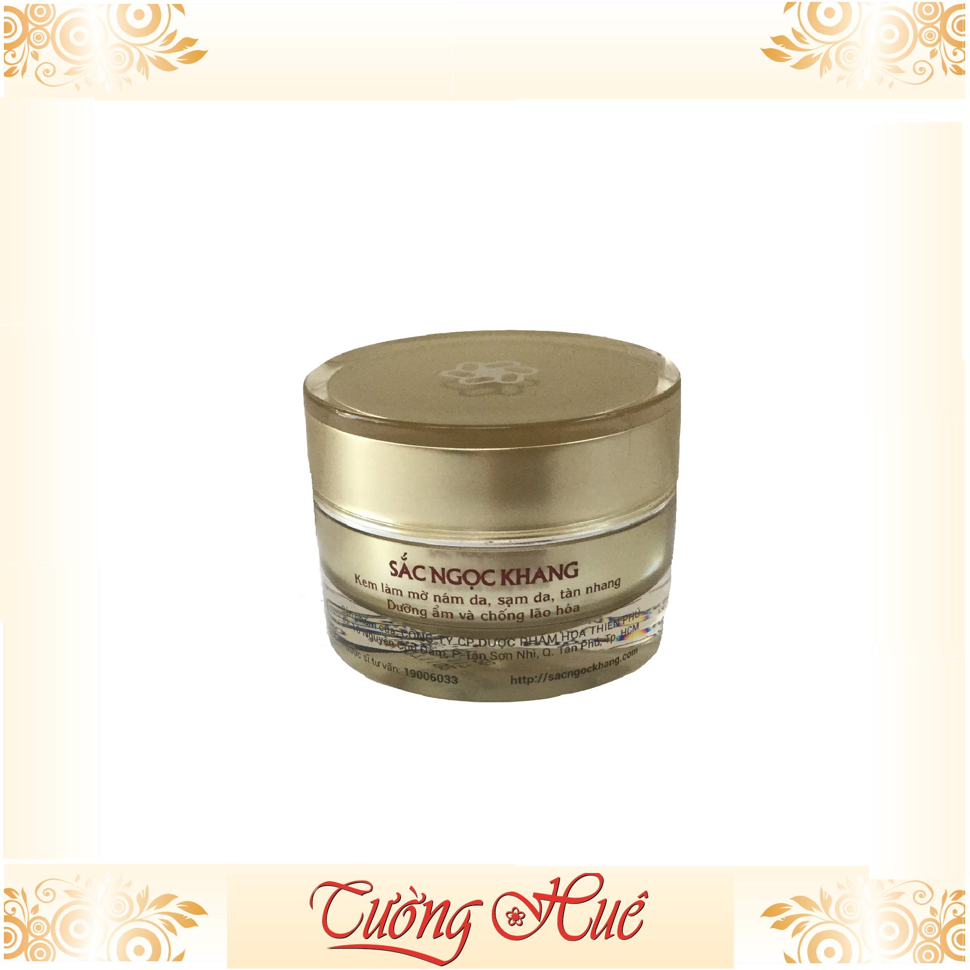 Kem trị nám, tàn nhang Sắc Ngọc Khang ban đêm - 30g