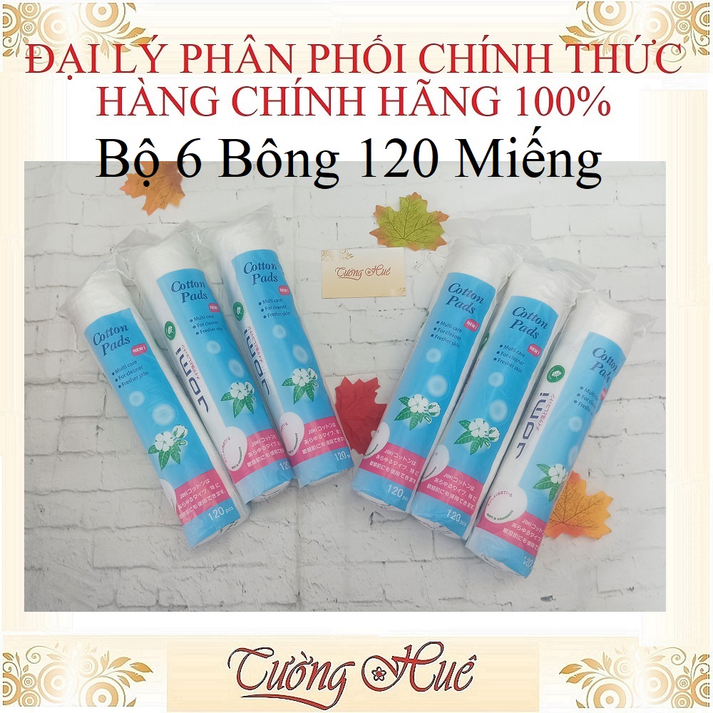 Bông Tẩy Trang Nhật Bản JOMI 120 Miếng Cotton Pads.
