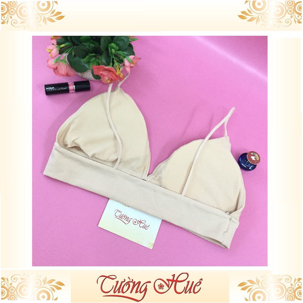 Áo bra 2 dây trơn.