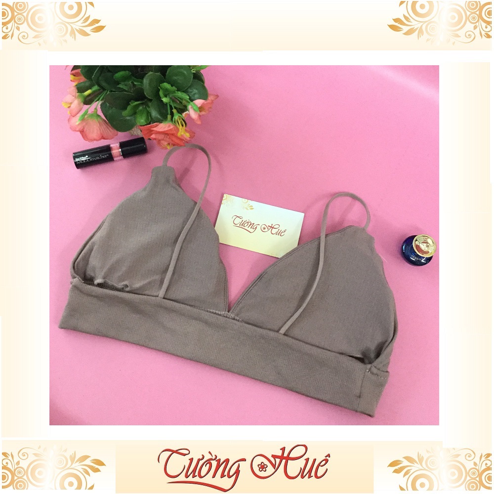 Áo bra 2 dây trơn.