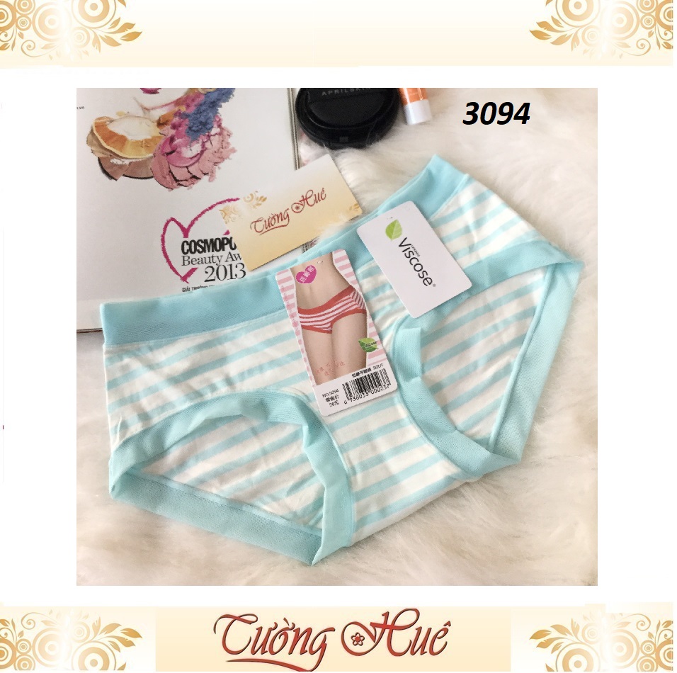 Quần lót nữ Banliya 3094 sọc màu.