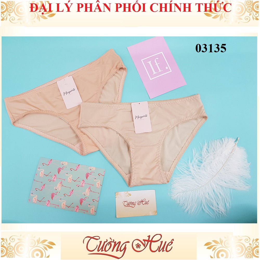 Quần lót nữ Marguerite Paris 03135 thun lạnh trơn đơn giản. (FORM LỚN).