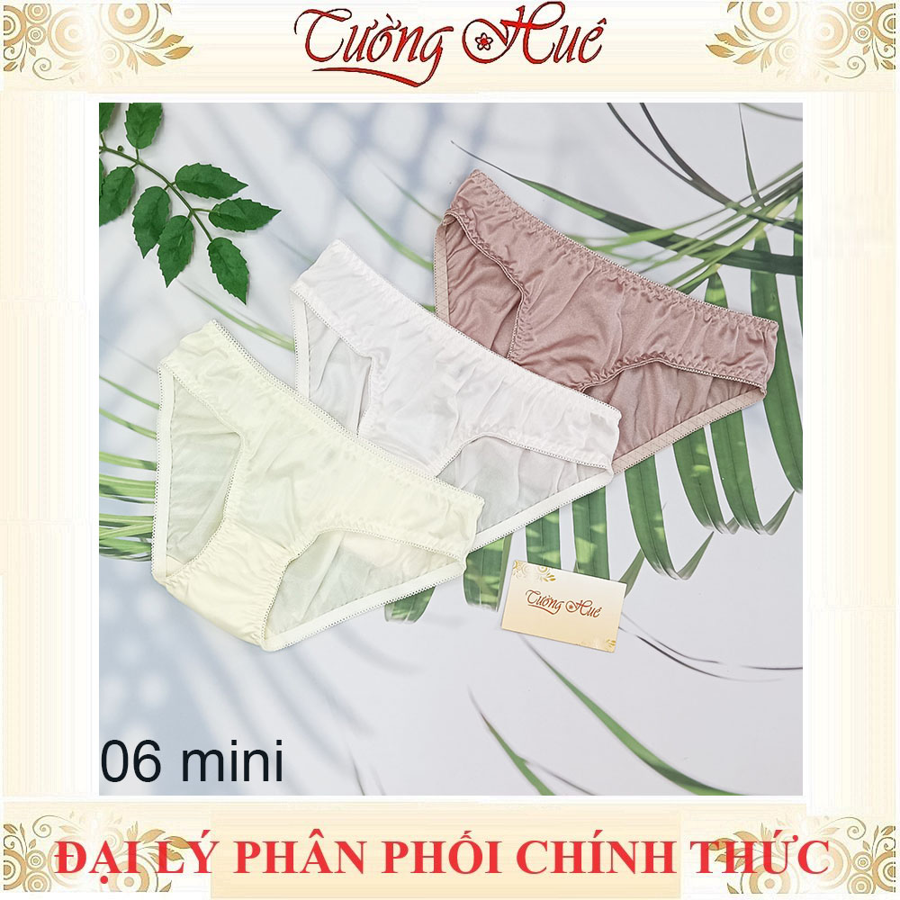 Quần lót nữ Angel 06mini Quần lót lưng thấp form nhỏ màu trơn basic.