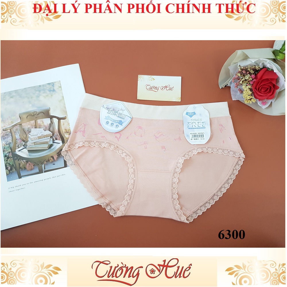 Quần lót nữ Aomeijiao 6300 cotton chữ freesize MÀU NGẪU NHIÊN.