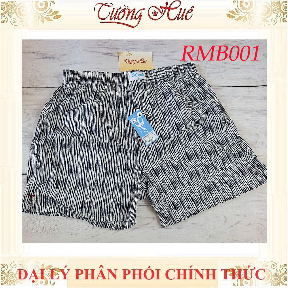 Quần Đùi Nam Mặc Nhà R'Mode RMB001 Kate Thái Mềm Mịn Chống Nhăn Thoáng Mát Họa Tiết Ngẫu Nhiên