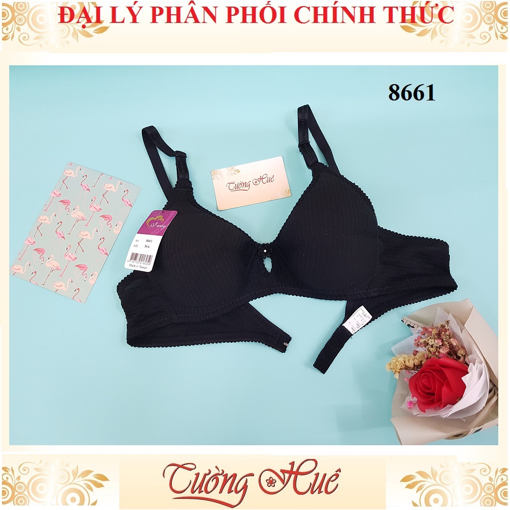 Áo lót nữ Đài Loan Iway 8661 không Gọng Mút Mỏng Lưng Bảng To Vừa.