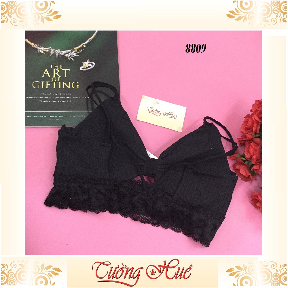 Áo bra Sharedackab 8809 dây mảnh tẻ đôi 3 lỗ.