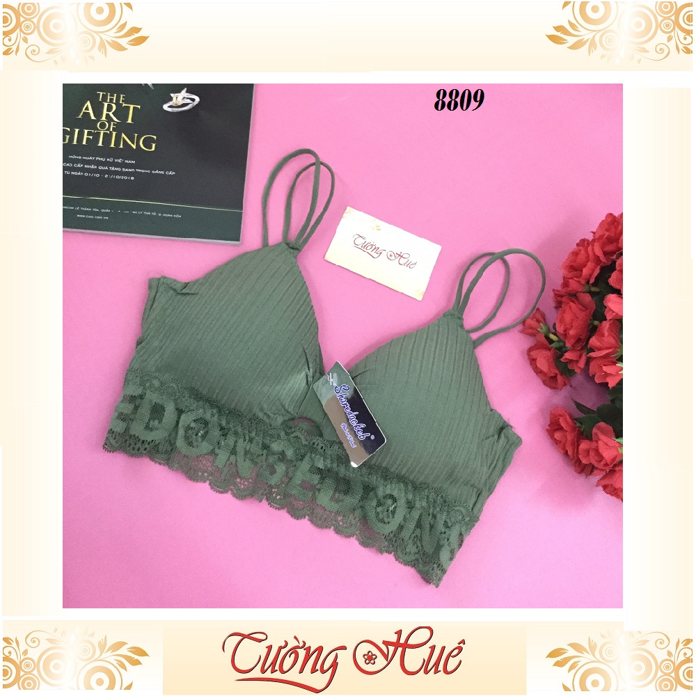 Áo bra Sharedackab 8809 dây mảnh tẻ đôi 3 lỗ.