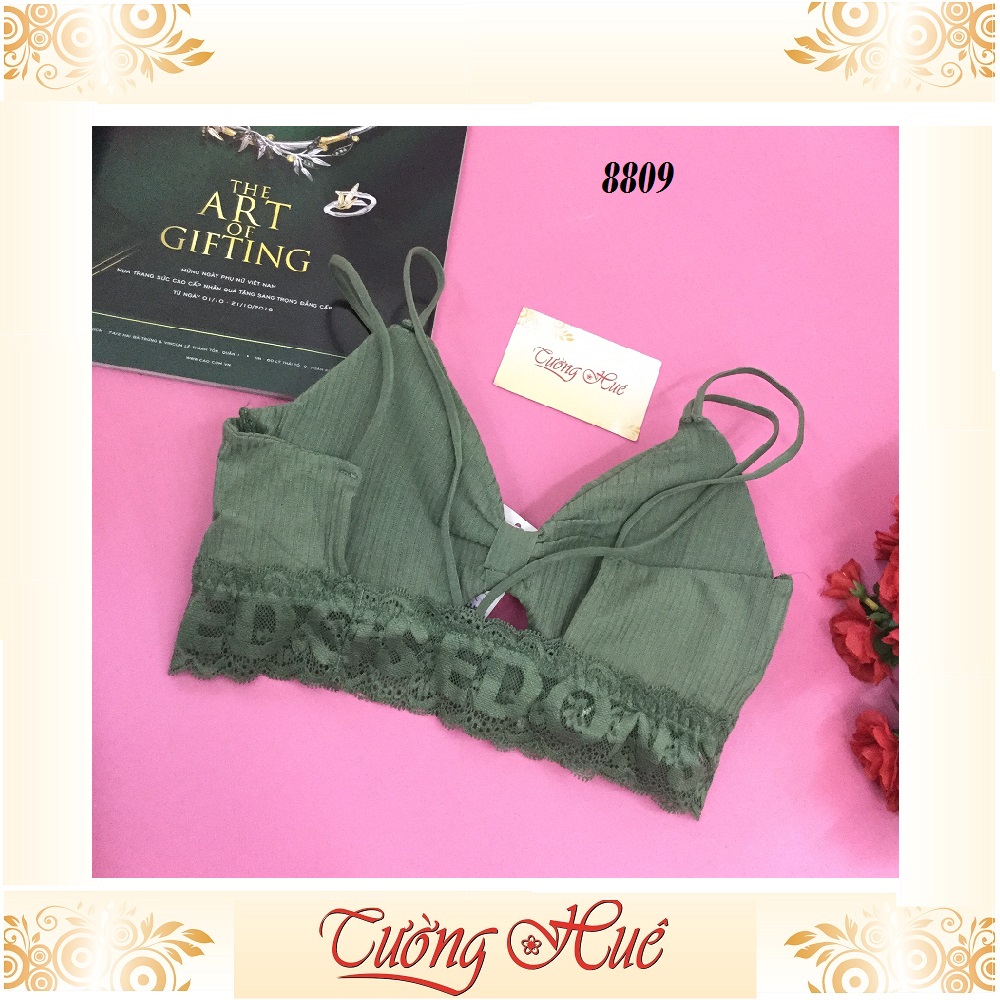 Áo bra Sharedackab 8809 dây mảnh tẻ đôi 3 lỗ.