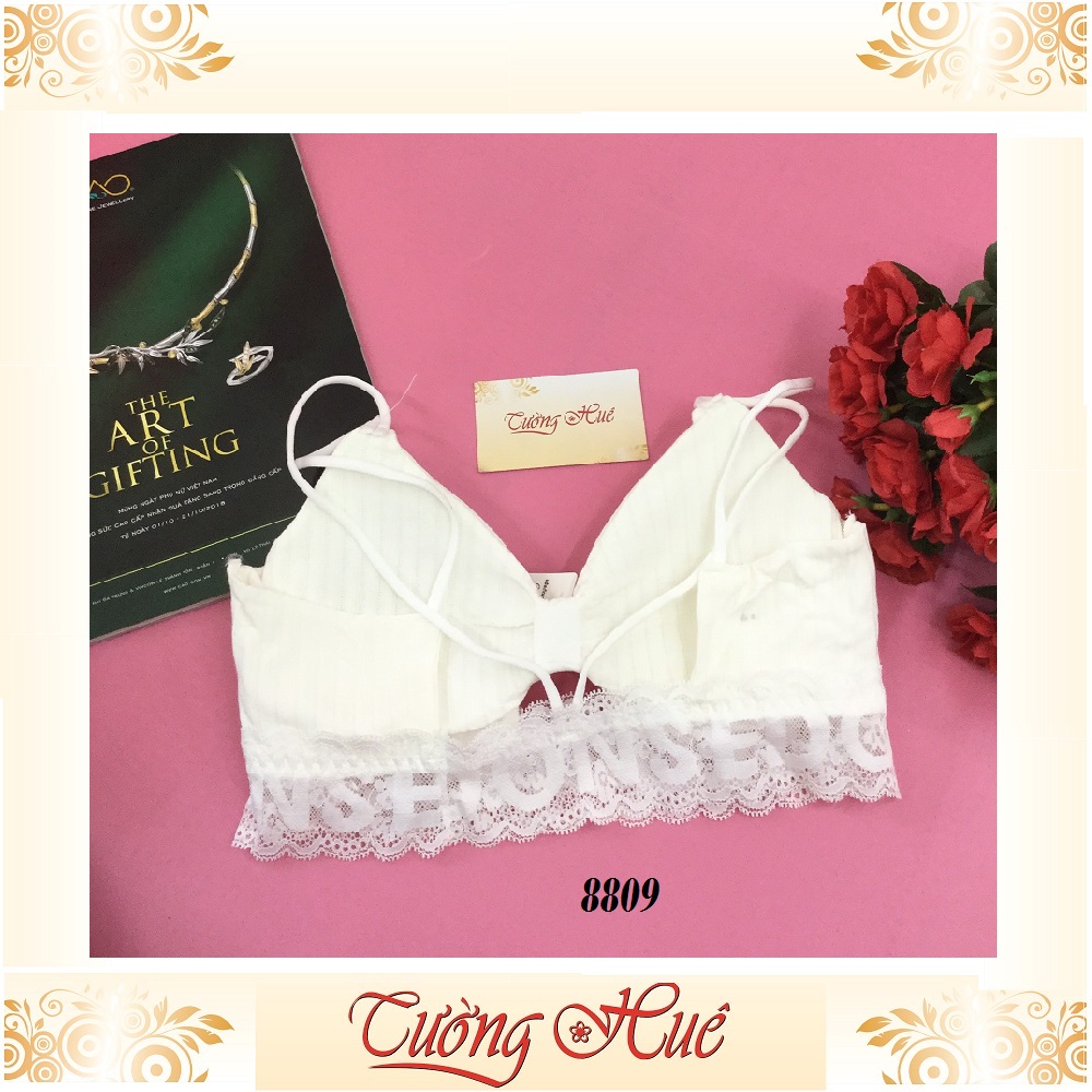 Áo bra Sharedackab 8809 dây mảnh tẻ đôi 3 lỗ.