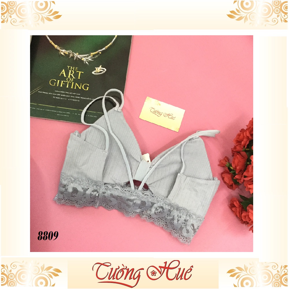 Áo bra Sharedackab 8809 dây mảnh tẻ đôi 3 lỗ.