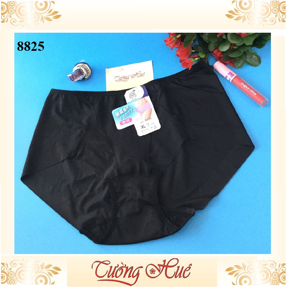 Quần lót nữ Đài loan 8825 Quần lót nữ trơn lưng cao nguyên mông không viền may (chọn màu ib shop)
