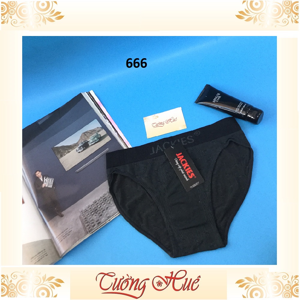 Quần lót nam Jackies 666 thun siêu co giản 6 chiều.