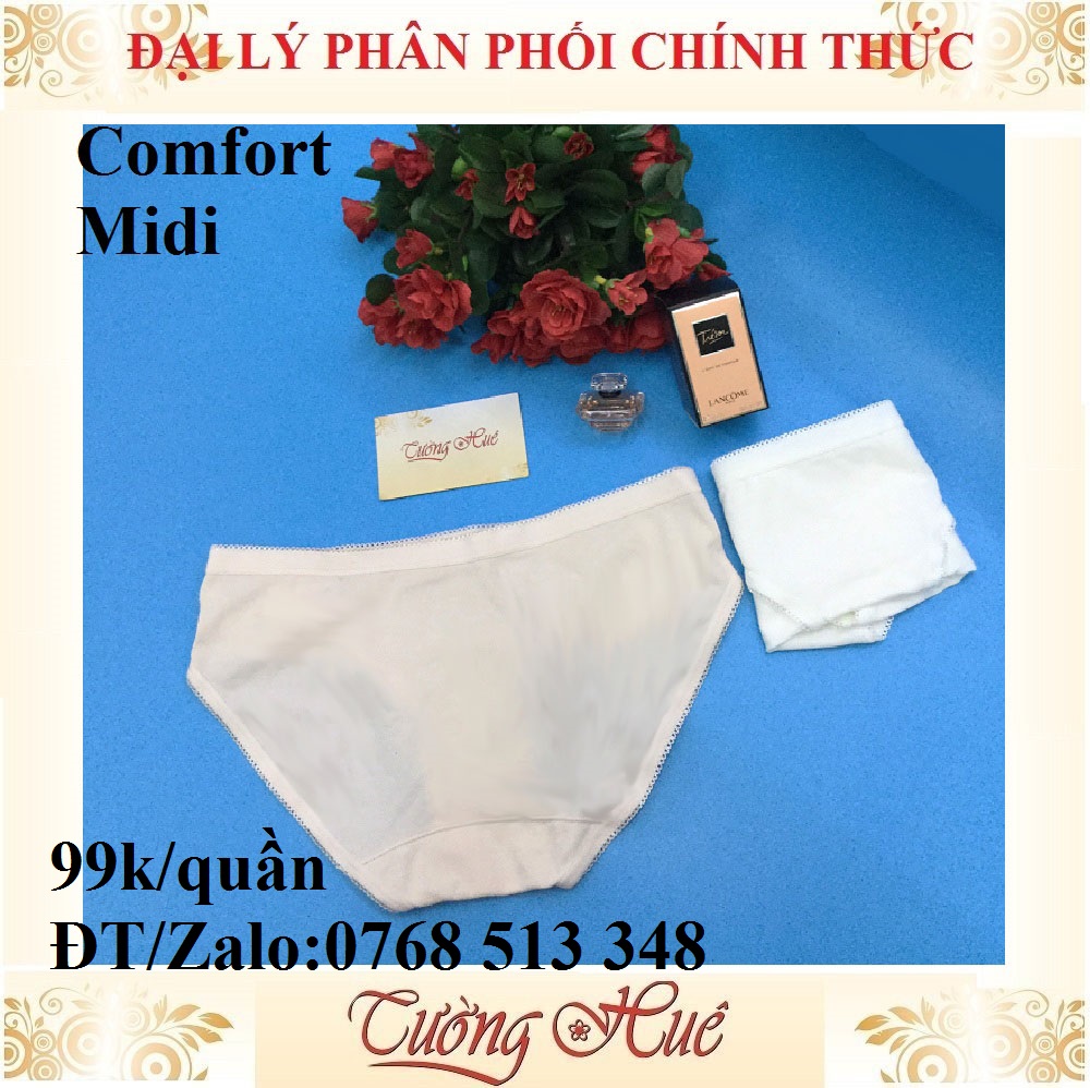 Quần lót nữ Triumph Sloggi Comfort Midi quần cotton trơn.