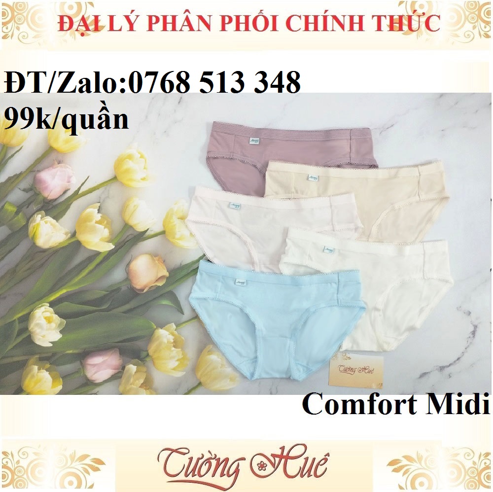Quần lót nữ Triumph Sloggi Comfort Midi quần cotton trơn.