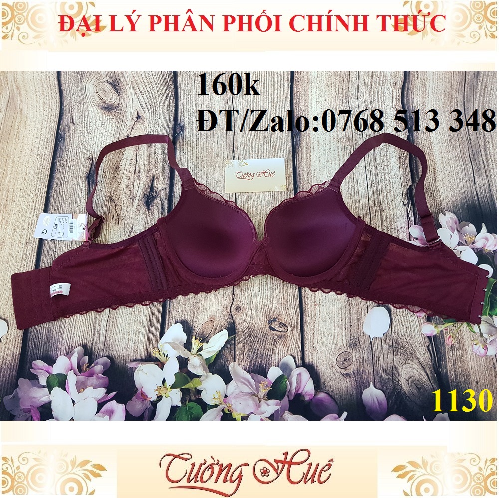 Áo lót nữ Lovely 1130 áo ngực ren nâng lưng bảng to 4 nức cài.