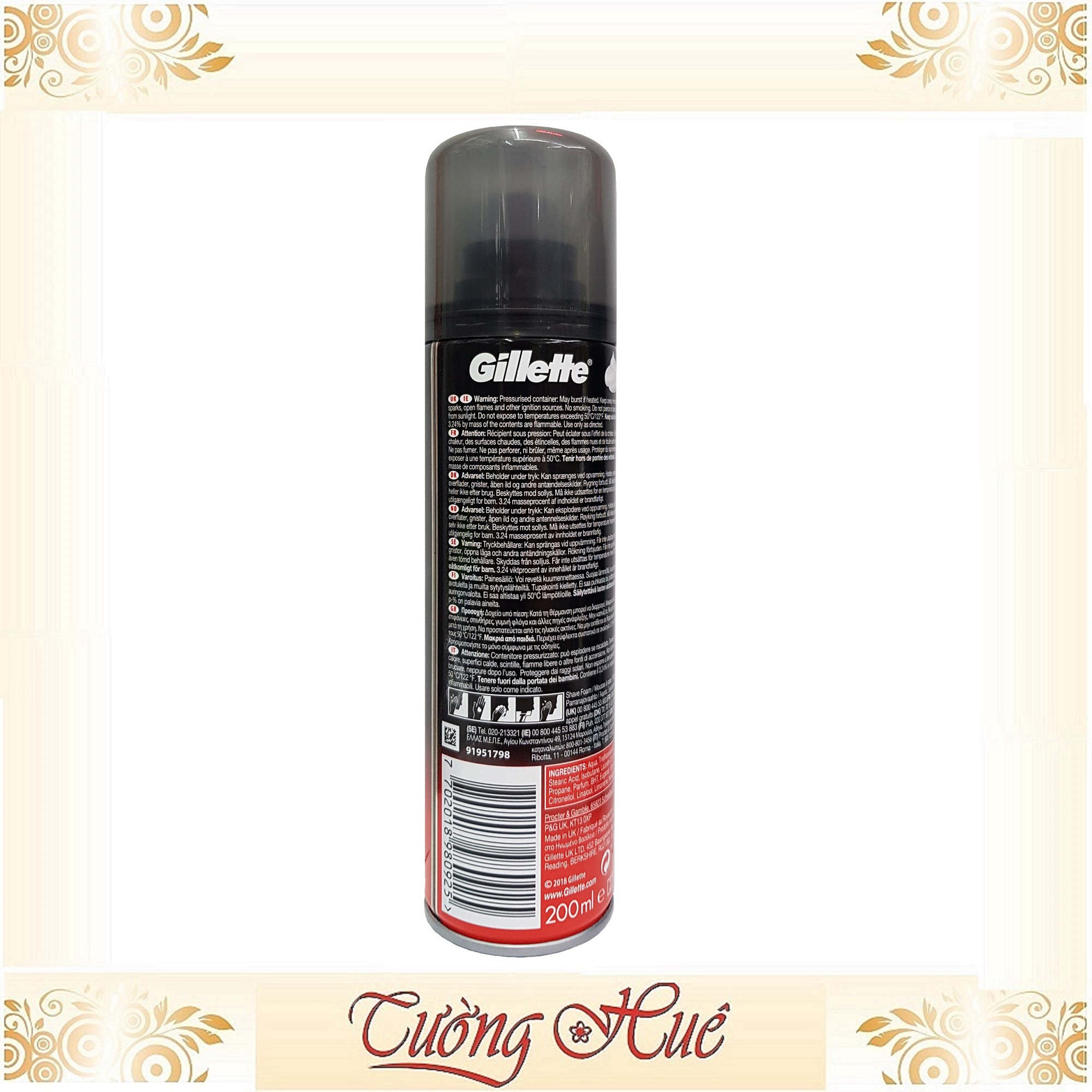 Bọt Cạo Râu Gillette - 200ml ( Có Lựa Chọn )
