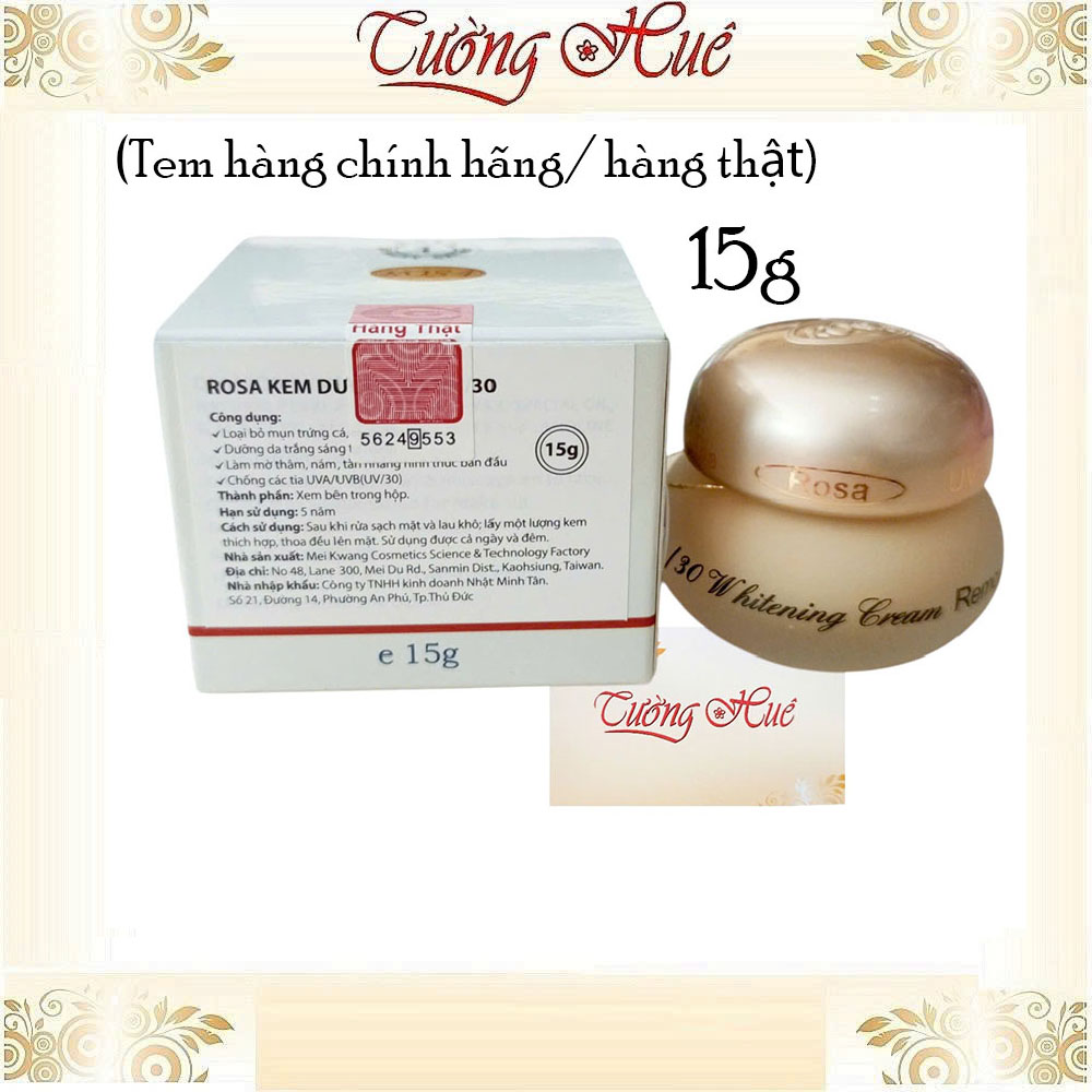 Kem Rosa làm trắng ngừa mụn UV/30