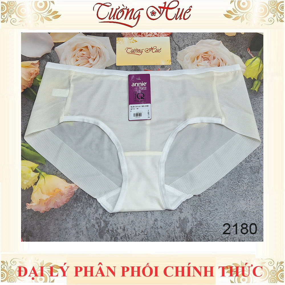Quần Lót Nữ Thun Lạnh annie QE 2180 Cạp Vừa Viền Mông Không Đường May Đáy Nhỏ Thoáng Mát