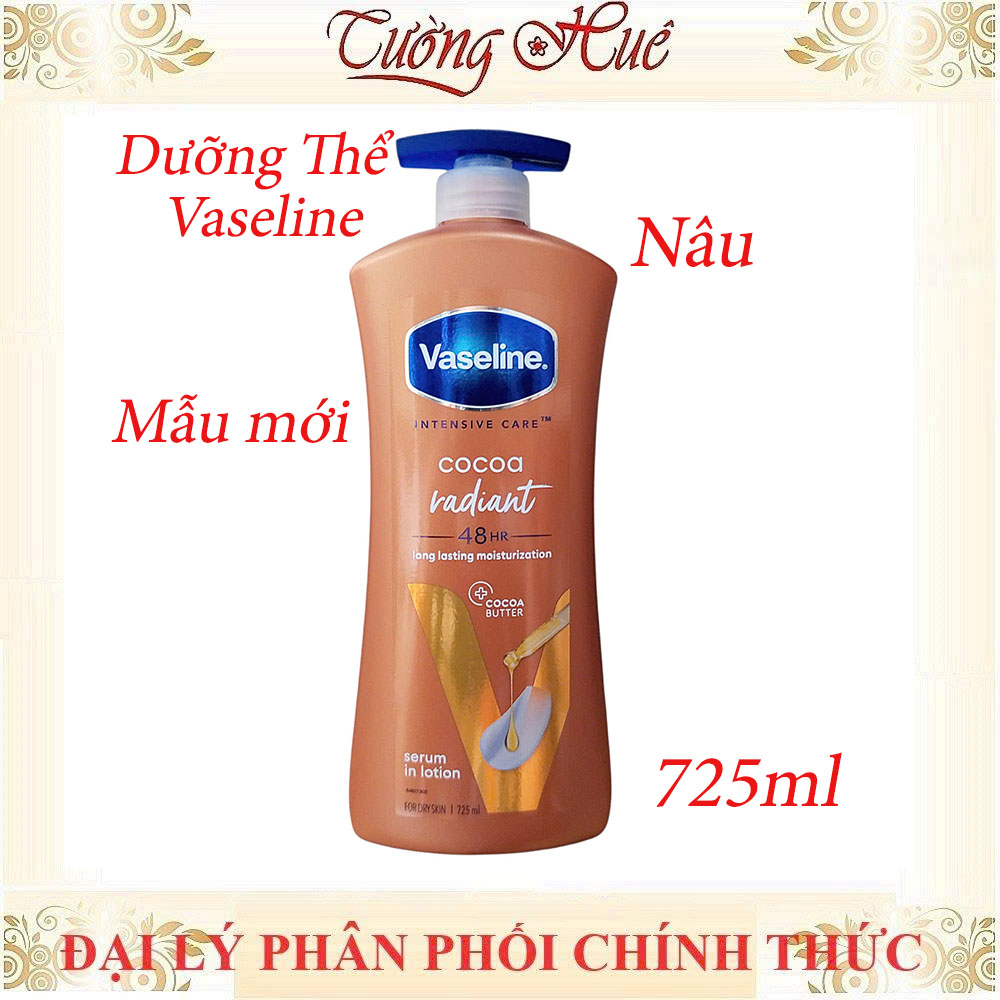 Dưỡng Thể Vaseline Mỹ Nhiều Loại - 725ml (Đặc biệt chất kem chai nâu lỏng hơn những chai còn lại).