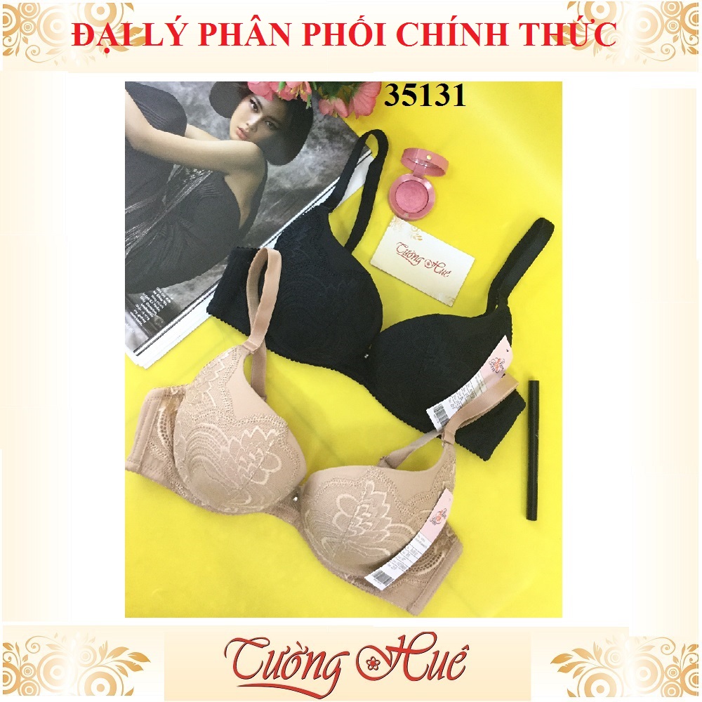 Áo lót nữ Bon Bon BV35131 mút dầy phối ren(4cm)