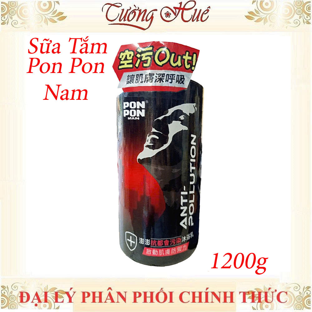 Sữa Tắm Nam Pon Pon Man Đài Loan Nhiều Mùi - 1200g
