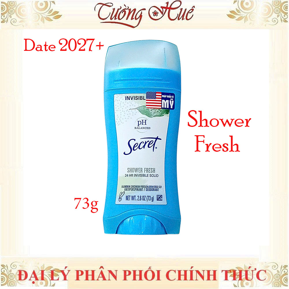 Lăn Sáp Khử Mùi Nữ Secret Cây Lớn 73g - 68g (Có lựa mùi).