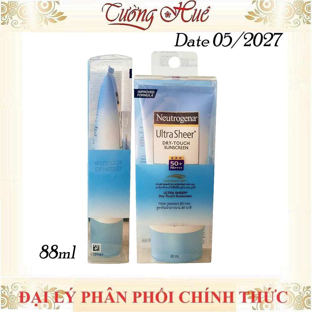 Kem Chống Nắng Neutrogena SPF50+/PA++++ Ultra Sheer Dry-Touch - 88ml