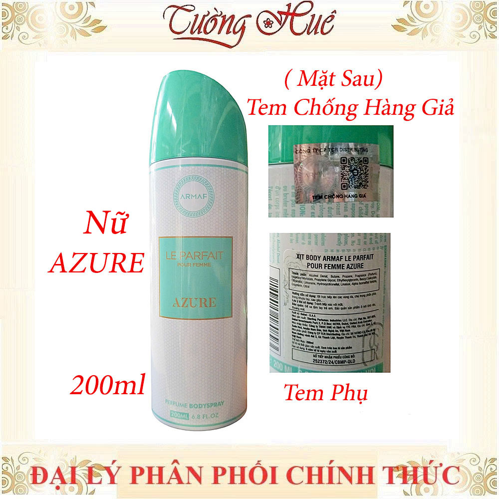 Xịt Khử Mùi ARMAF Club de Nuit Khử Mùi, Lưu Hương ( Có sự lựa chọn)