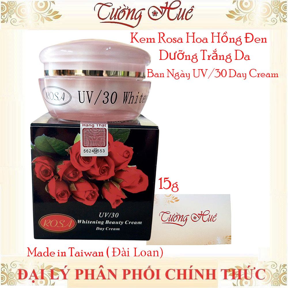 Kem Rosa Hoa Hồng Đen Dưỡng Trắng Da Ban Ngày UV/30 Day Cream - 15g.