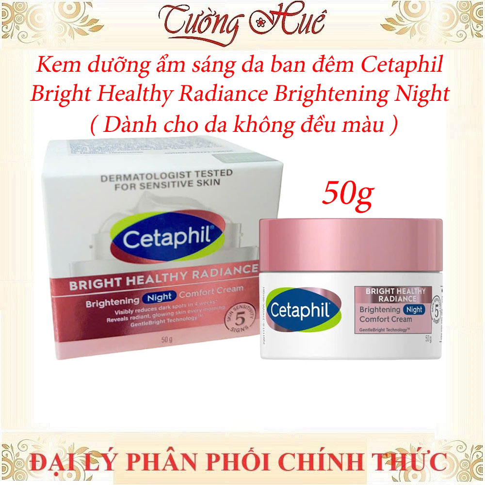 Kem dưỡng ẩm sáng da ban đêm Cetaphil Bright Healthy Radiance Brightening Night - 50g