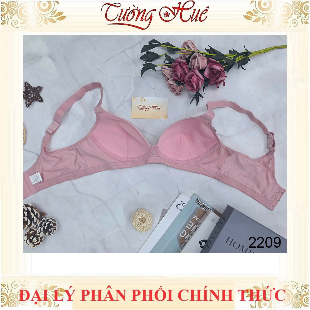 Áo Lót Nữ Đài Loan Iway 2209 Không Gọng Mút Mỏng Dây Bản Lớn 3 móc