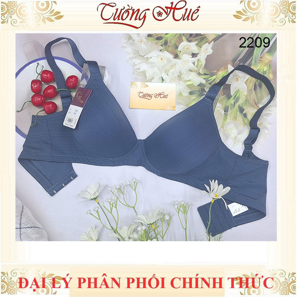 Áo Lót Nữ Đài Loan Iway 2209 Không Gọng Mút Mỏng Dây Bản Lớn 3 móc