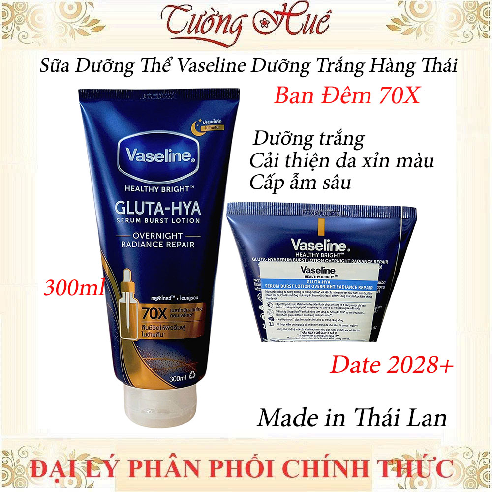 Sữa Dưỡng Thể Vaseline Chống Nắng Hàng Thái 4x / 50x / 70x - 300ml (Có Lựa Chọn)