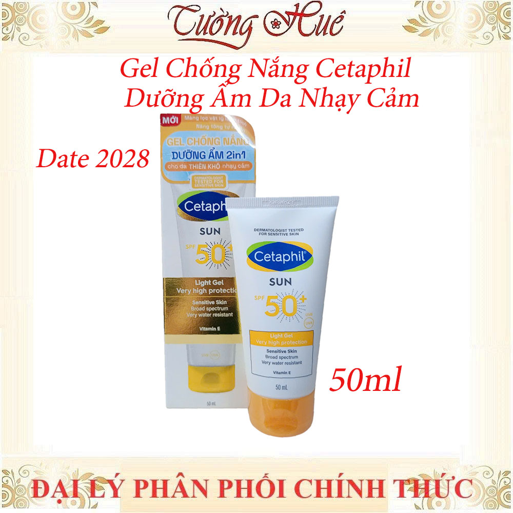 Chống Nắng Cetaphil Dưỡng Ẩm Da Nhạy Cảm 50ml/ 50g