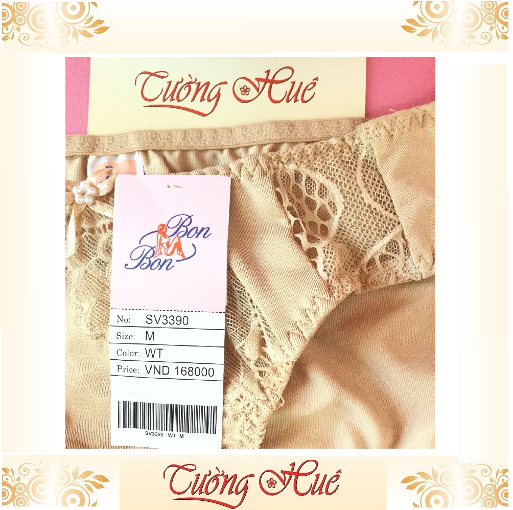 Quần lót nữ BonBon SV3390 phối ren.