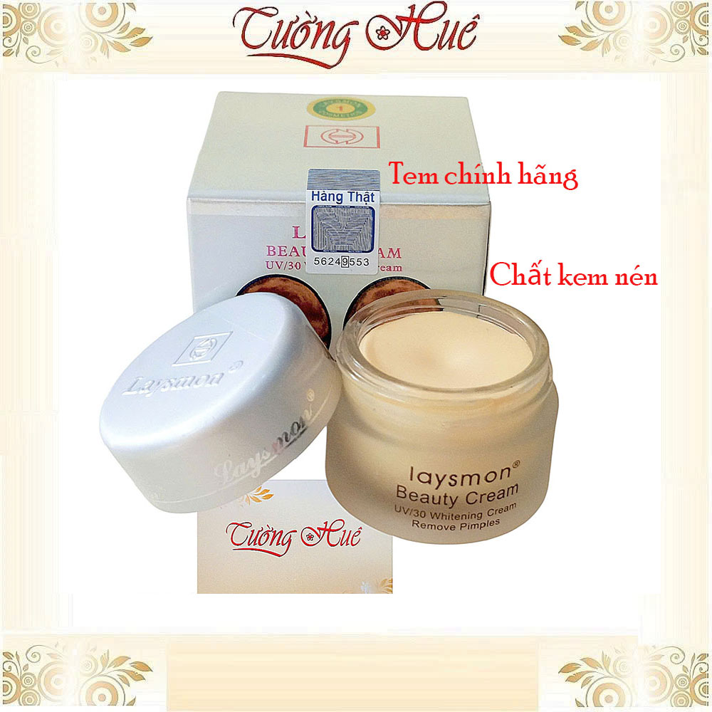 Kem Laysmon Dưỡng Trắng Da UV/30 4 In 1 Beauty Cream - 15g - Nắp thường