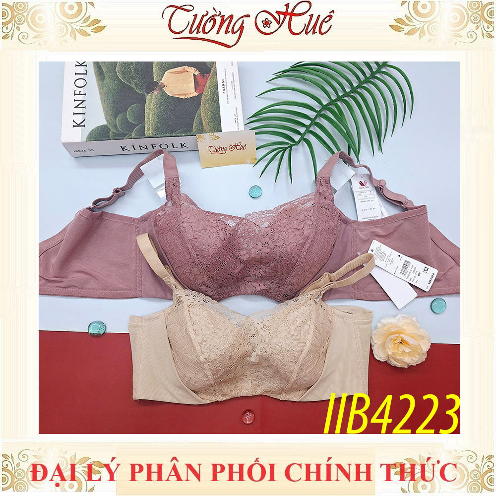 Áo lót nữ Wacoal IIB4223 có gọng nâng vừa size lớn ren mềm