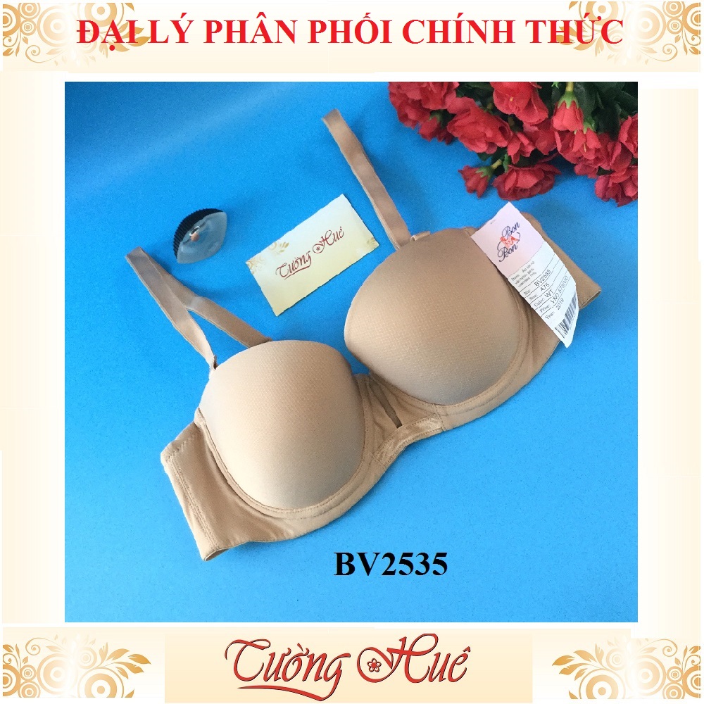 Áo lót nữ Bon Bon BV2535 trơn cúp bầu ngang.