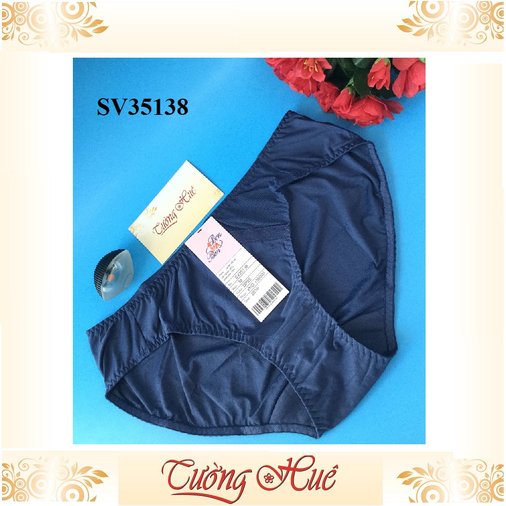 Quần lót nữ BonBon SV35138 trơn phối lưới.