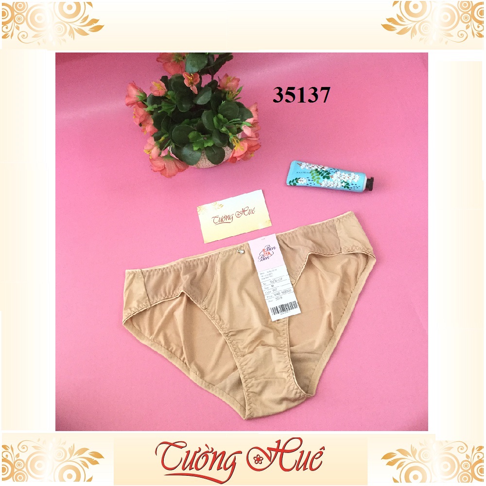 Quần lót nữ BonBon SV35137 trơn phối lưới.